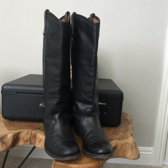 HPπFrye Melissa Button Riding Boots Size 5.5 - Picture 4 of 12